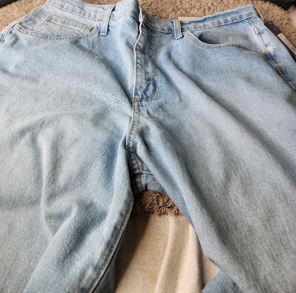 Women's Light Wash High Rise Wide Leg Pants - Universal Thread - Size 16 - Picture 7 of 16